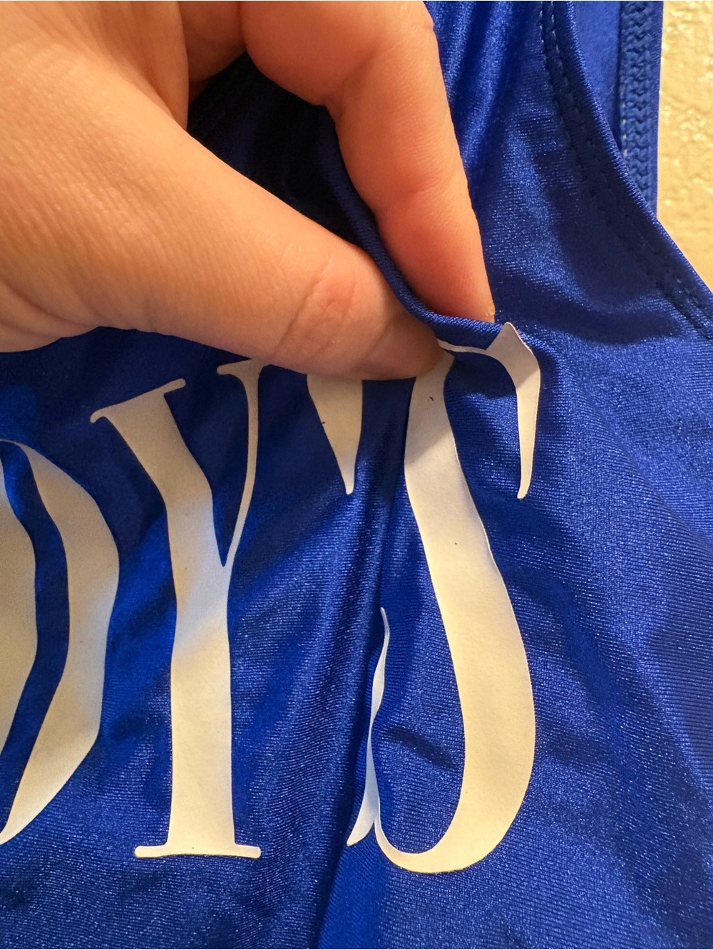 Daddy’s Girl Blue One-Piece Swimsuit - Picture 4 of 5